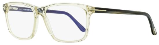  톰포드 선글라스 톰 포드 TF5479 B 020 직사각형 안경 56mm 투명 그레이/그레이 혼 - TOMFORD