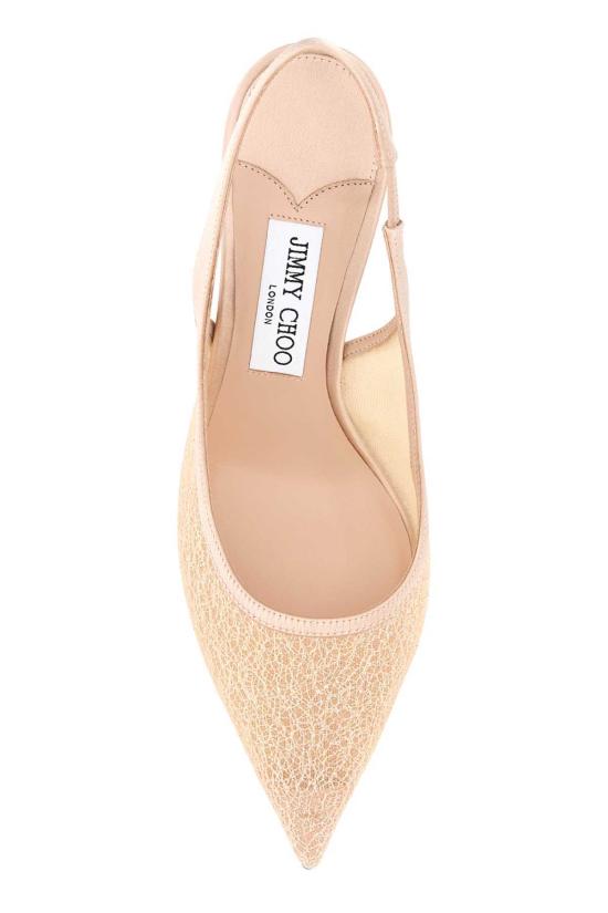  지미추 힐/펌프스 핑크 메시 러브 SB 85 펌프스 마카롱 - JIMMY CHOO