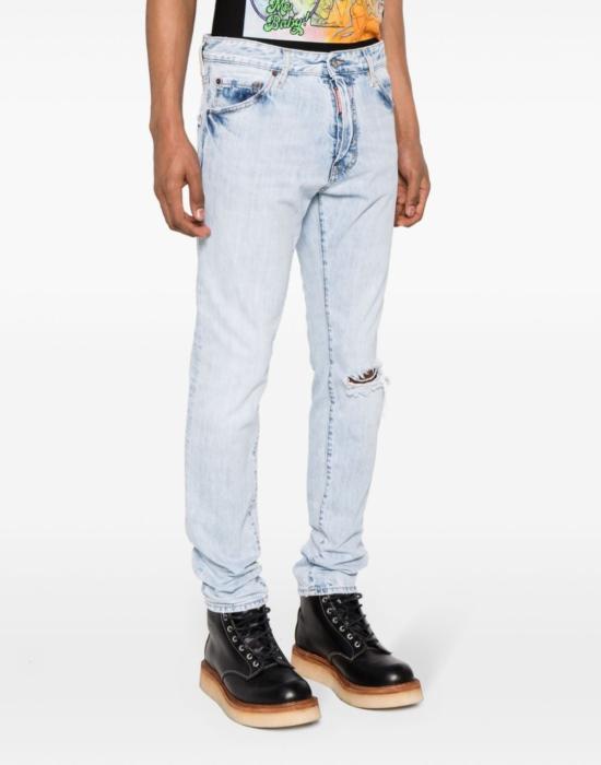  디스퀘어드2 데님 팬츠 Dsquared2 쿨 가이 디스트레스드 진 블루 - DSQUARED2