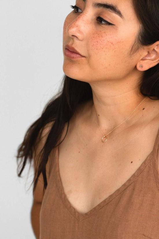  쉬나 마샬 주얼리 이어링 시나 마샬 주얼리 쁘띠 노트 골드 필드 스터드 귀걸이 - SHEENA MARSHALL JEWELRY