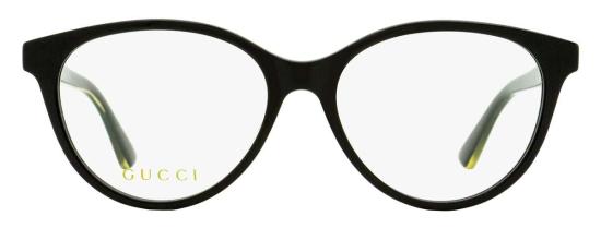 구찌 안경 실비 오벌  GG0379 O 001 52mm 플라스틱(아세테이트) 블랙 - GUCCI