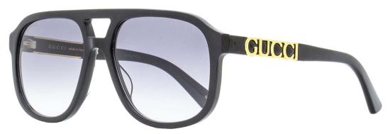  구찌 선글라스 파일럿 GG1188 S002 58mm 플라스틱(아세테이트) 선글라스 블랙 - GUCCI