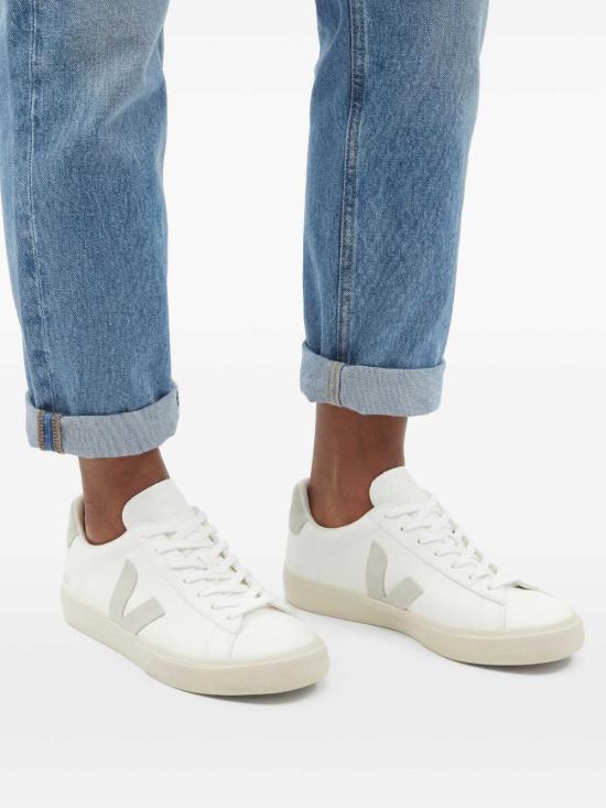 26FW 베자 CAMPO 캄포 로우탑 스니커즈 CP0502429 EXTRA WHITE NATURAL SUEDE - VEJA
