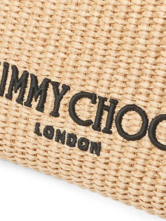 26FW 지미추 토트백 DRAWSTRINGPOUCHTHQ NATURALBLACK Beige - JIMMY CHOO