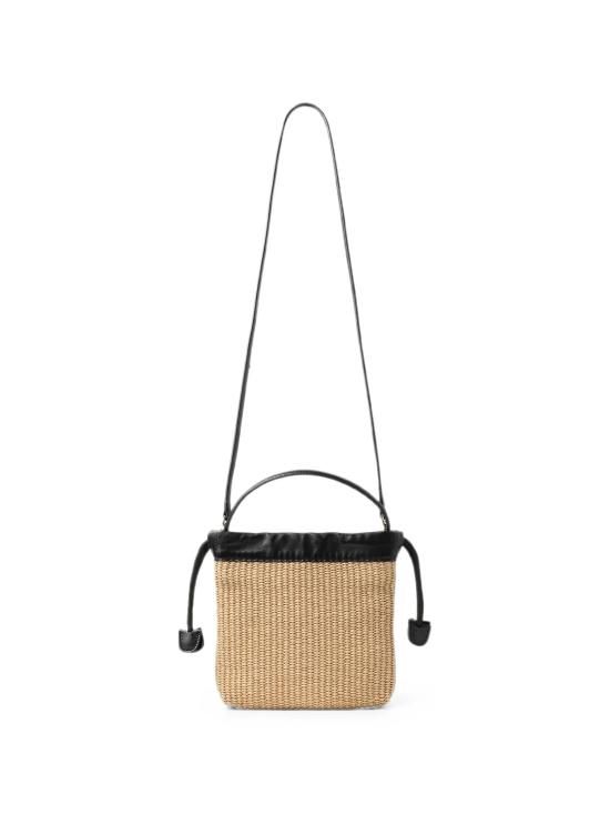 26FW 지미추 토트백 DRAWSTRINGPOUCHTHQ NATURALBLACK Beige - JIMMY CHOO