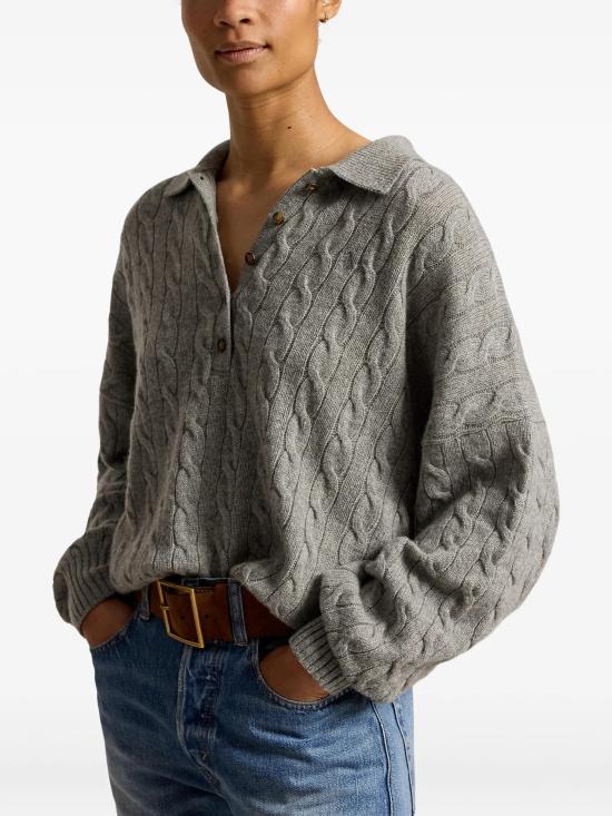 26FW 폴로 랄프로렌 스웨터 211B17767 005 Grigio - POLO RALPH LAUREN