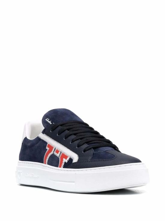  살바토레 페라가모 스니커즈 페라가모 보그 5 로우탑  블루 - SALVATORE FERRAGAMO