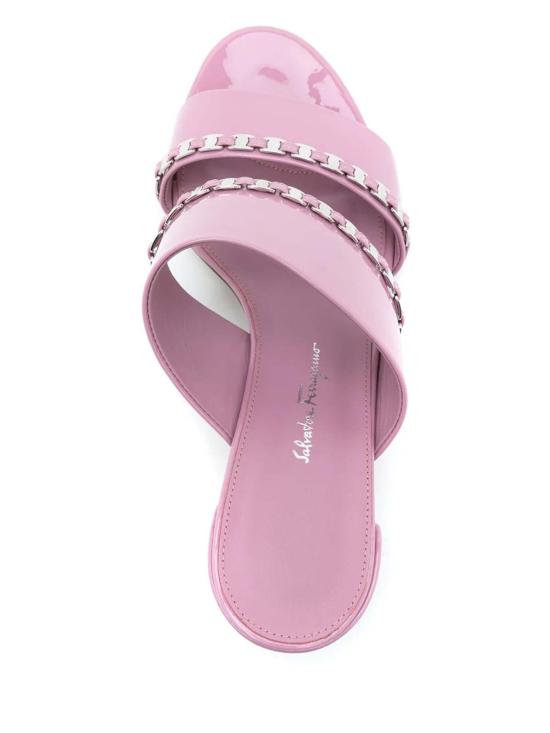  살바토레 페라가모 샌들 페라가모 70mm 슬립온  핑크 - SALVATORE FERRAGAMO