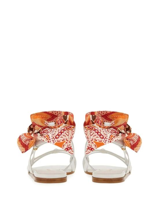  살바토레 페라가모 샌들 페라가모 바라 레이스업  화이트 - SALVATORE FERRAGAMO