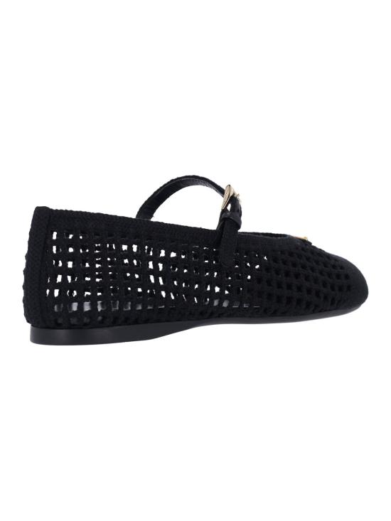 26SS 프라다 크로셰 발레리나 슈즈 1F364O 005 2F46 F0002 BLACK - PRADA