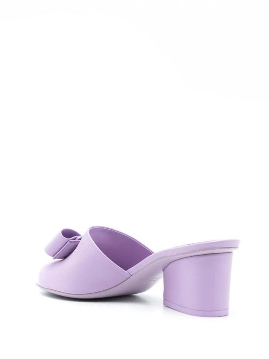  살바토레 페라가모 샌들 페라가모 비바 보우 55mm 가죽  퍼플 - SALVATORE FERRAGAMO