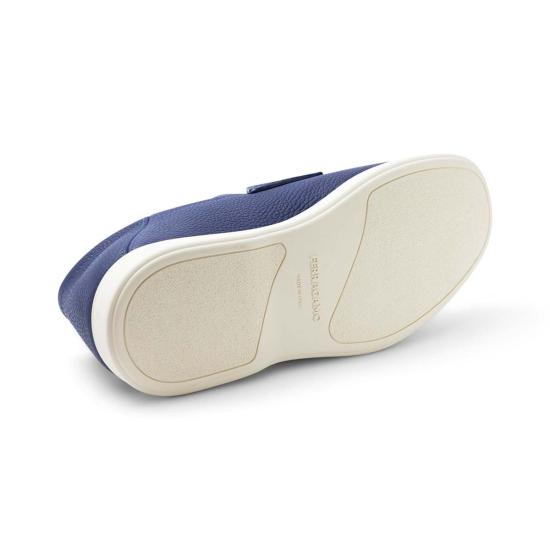  살바토레 페라가모 로퍼 페라가모 간치니 플라크 가죽  블루 - SALVATORE FERRAGAMO