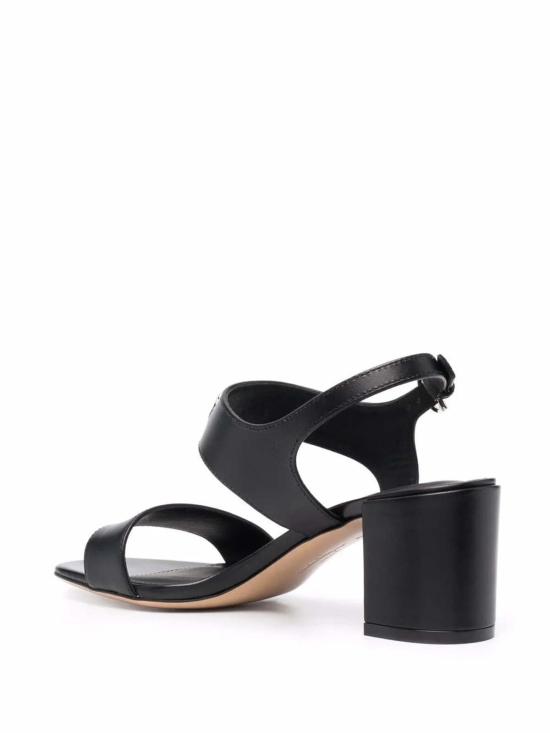  살바토레 페라가모 샌들 페라가모 간치니 플라크 가죽  블랙 - SALVATORE FERRAGAMO