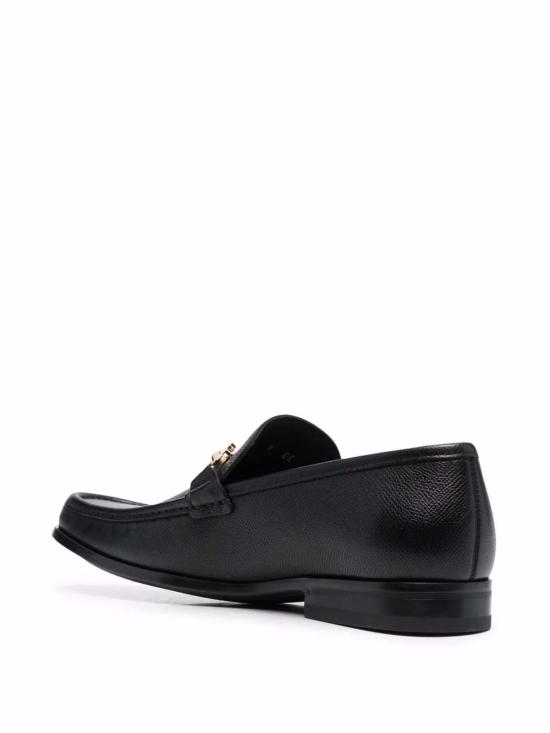  살바토레 페라가모 로퍼 페라가모 간치니 플라크 가죽  블랙 - SALVATORE FERRAGAMO
