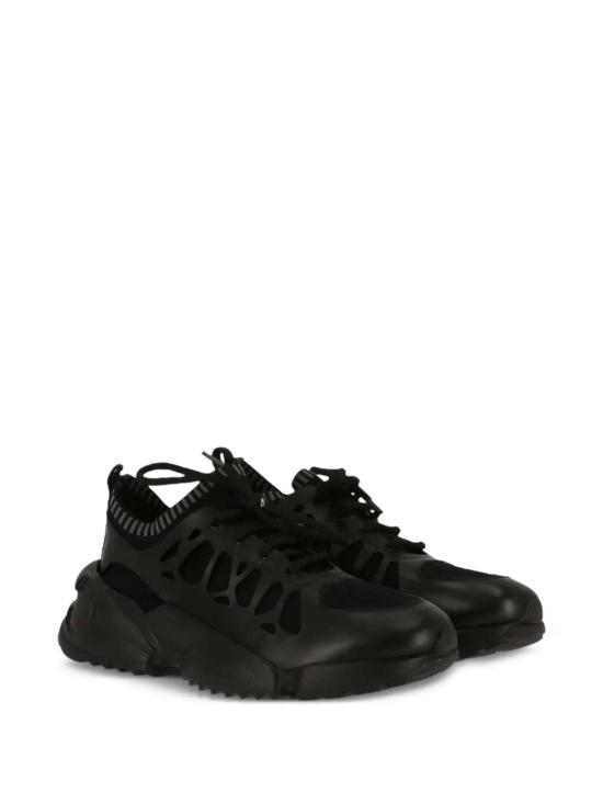  살바토레 페라가모 스니커즈 페라가모 레이스업 컷아웃 디테일  블랙 - SALVATORE FERRAGAMO
