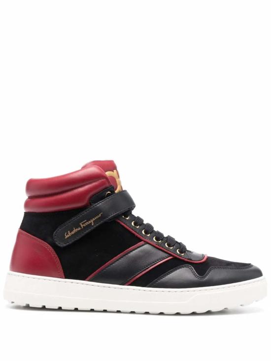  살바토레 페라가모 스니커즈 페라가모 간치니 하이탑  레드 - SALVATORE FERRAGAMO