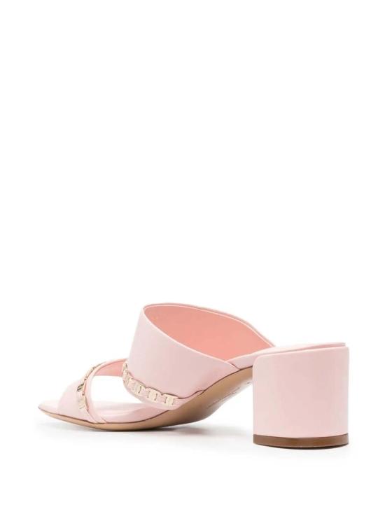 살바토레 페라가모 샌들 페라가모 바라 체인  핑크 - SALVATORE FERRAGAMO