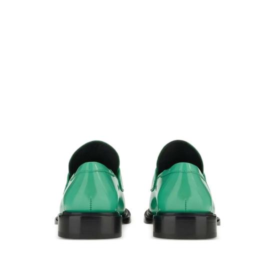  살바토레 페라가모 로퍼 페라가모 페니 스트랩 가죽  그린 - SALVATORE FERRAGAMO