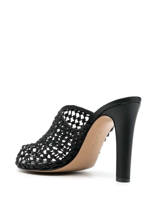  살바토레 페라가모 뮬/슬리퍼 페라가모 엘라 하이힐 뮬 블랙 - SALVATORE FERRAGAMO