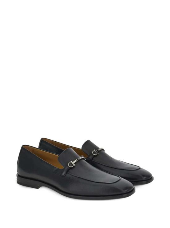  살바토레 페라가모 로퍼 페라가모 간치니 플라크 가죽  블랙 - SALVATORE FERRAGAMO