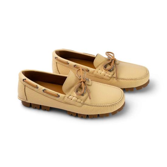  살바토레 페라가모 로퍼 페라가모 인젝티드 락 레더  뉴트럴 컬러 - SALVATORE FERRAGAMO