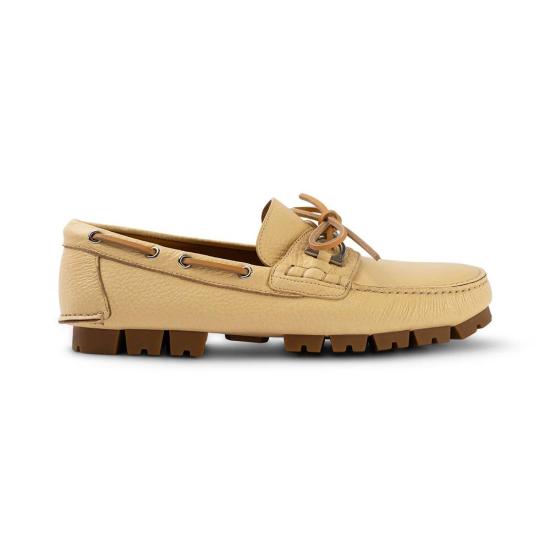  살바토레 페라가모 로퍼 페라가모 인젝티드 락 레더  뉴트럴 컬러 - SALVATORE FERRAGAMO