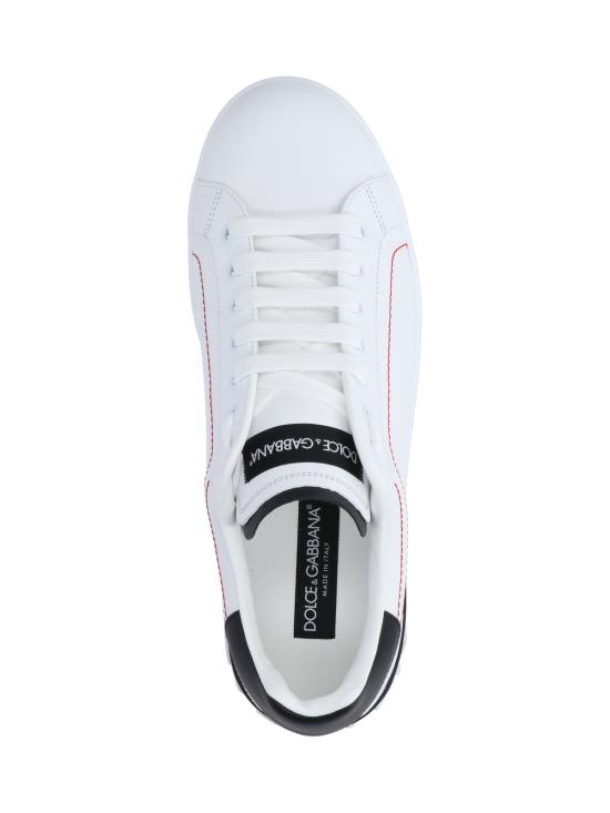 26FW 돌체앤가바나 카프스킨 나파 포르토피노 스니커즈 CS2216 AH526 89697 White - DOLCE & GABBANA