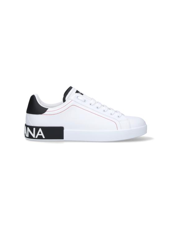 26FW 돌체앤가바나 카프스킨 나파 포르토피노 스니커즈 CS2216 AH526 89697 White