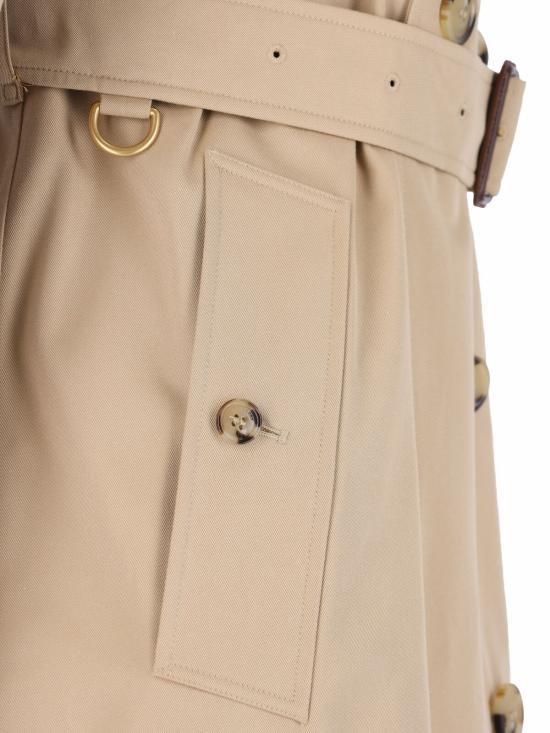 26FW 버버리 미드 렝스 켄싱턴 헤리티지 트렌치 코트 8117243 A1366 Beige - BURBERRY