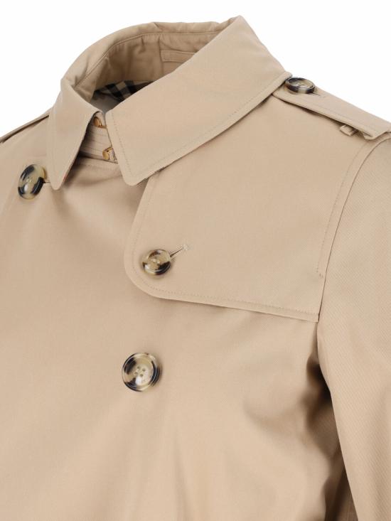 26FW 버버리 미드 렝스 켄싱턴 헤리티지 트렌치 코트 8117243 A1366 Beige - BURBERRY
