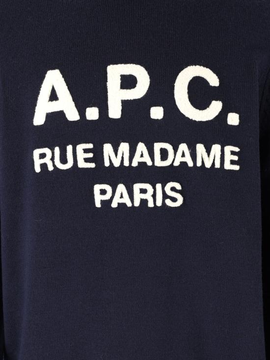 26FW 아페쎄 스웨터 WVAXU H23493 IAJ Blue - A.P.C.