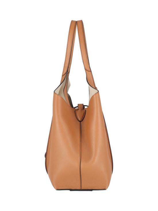 26FW 토즈 T 타임리스 스몰 쇼핑백 XBWTSBA0200Q8E S410 Brown - TODS