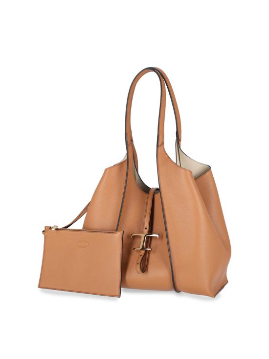 26FW 토즈 T 타임리스 스몰 쇼핑백 XBWTSBA0200Q8E S410 Brown - TODS