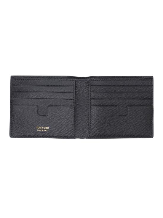 26FW 톰포드 스몰 그레인 레더 반지갑 YM228 LCL081G NAA BLACK - TOMFORD