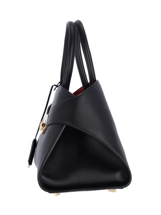 26FW 살바토레 페라가모 토트백 767814 008 Black - SALVATORE FERRAGAMO