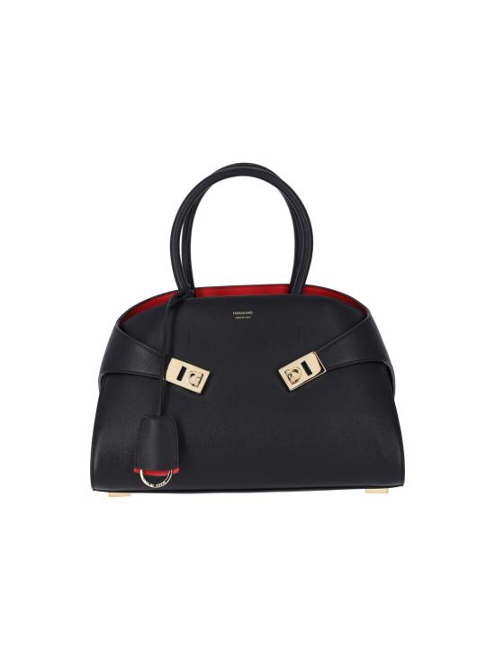 26FW 살바토레 페라가모 토트백 767814 008 Black