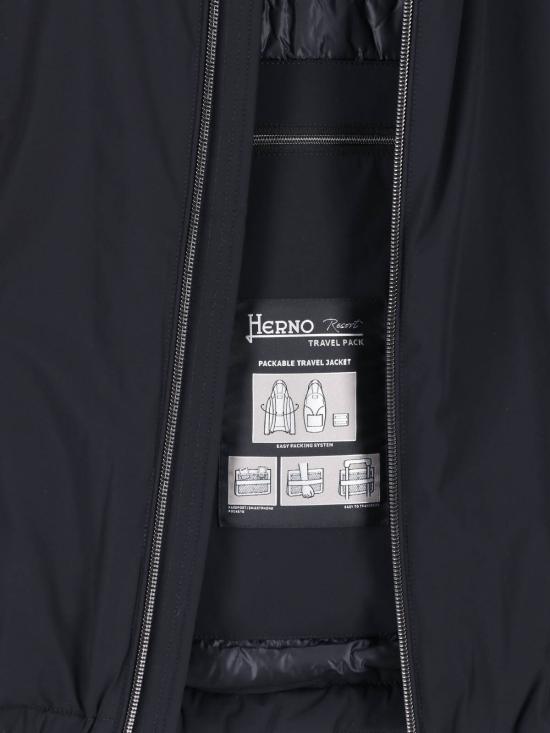 26FW 에르노 포넨테 트래블 나일론 리조트 자켓 GI00071UR 12387SZ 9300 Black - HERNO