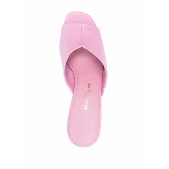  살바토레 페라가모 뮬/슬리퍼 페라가모 오픈토 뮬 샌들 핑크 - SALVATORE FERRAGAMO