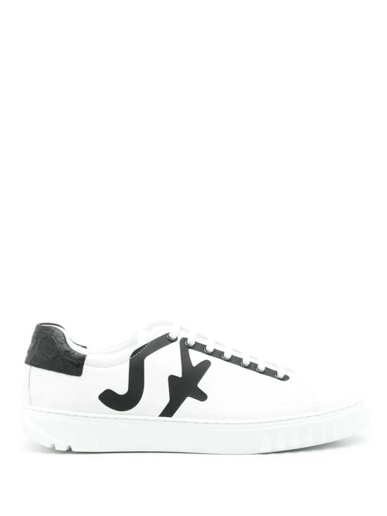  살바토레 페라가모 스니커즈 페라가모 SF 가죽 레이스업 트레이너  화이트 - SALVATORE FERRAGAMO