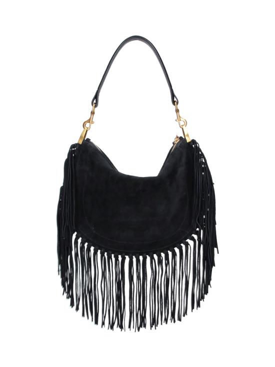 26FW 이자벨마랑 오스칸 호보 프린지 디테일 핸드백 BF0066FC C3C14M 01BK BLACK - ISABEL MARANT