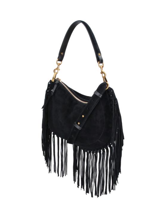26FW 이자벨마랑 오스칸 호보 프린지 디테일 핸드백 BF0066FC C3C14M 01BK BLACK - ISABEL MARANT