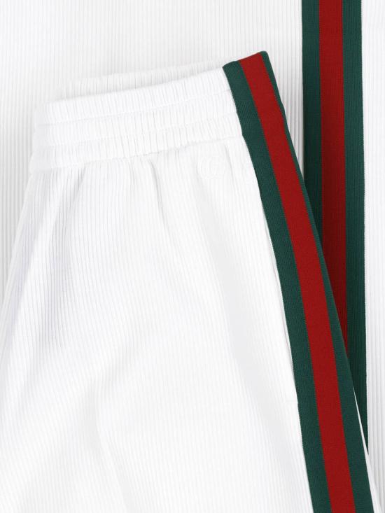 26FW 구찌 스트레이트 팬츠 875675 XJHYN 9000 White - GUCCI