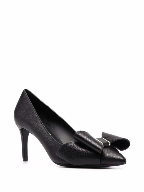  살바토레 페라가모 힐/펌프스 페라가모 70mm 조이 보우 디테일 펌프스 블랙 - SALVATORE FERRAGAMO