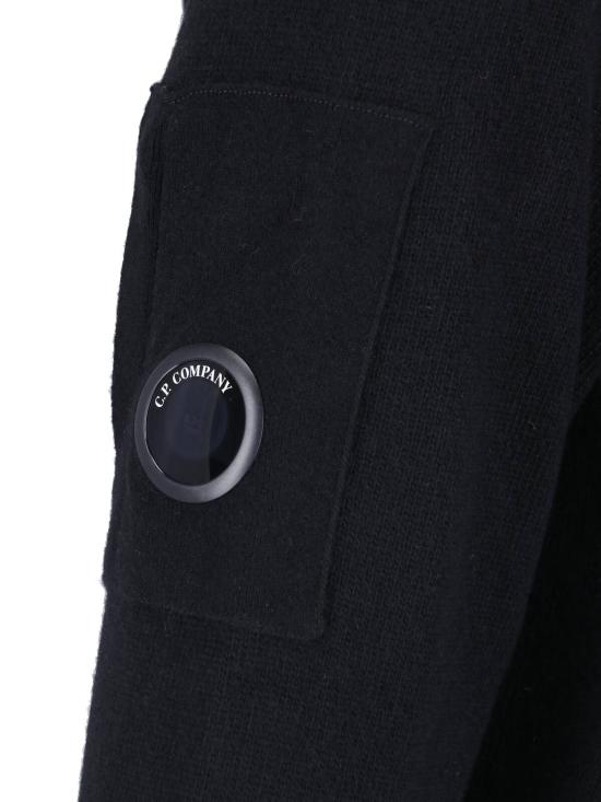 26FW 씨피 컴퍼니 스웨터 RFCMKN708A 110149A 999 Black - C.P. COMPANY