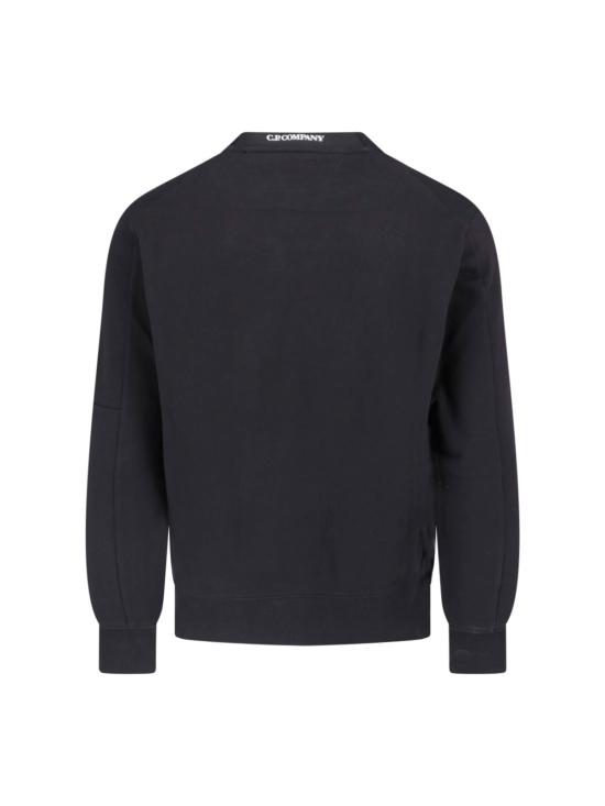 26FW 씨피 컴퍼니 다이애그널 레이즈드 플리스 스웨트셔츠 RCCMSS713A 005086W 999 Black - C.P. COMPANY