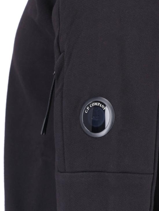 26FW 씨피 컴퍼니 다이애그널 레이즈드 플리스 스웨트셔츠 RCCMSS713A 005086W 999 Black - C.P. COMPANY