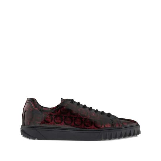  살바토레 페라가모 스니커즈 페라가모 큐브 간치니 프린트 레이스업  레드 - SALVATORE FERRAGAMO