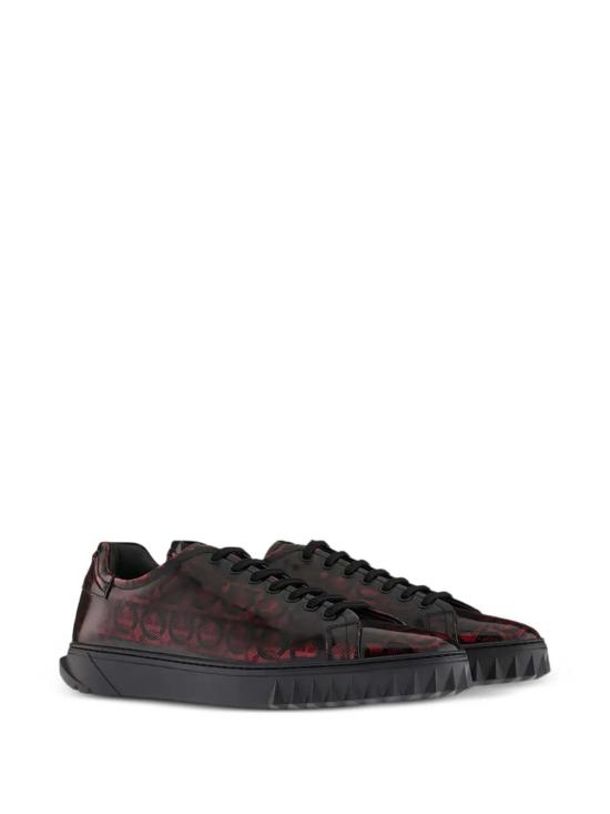  살바토레 페라가모 스니커즈 페라가모 큐브 간치니 프린트 레이스업  레드 - SALVATORE FERRAGAMO