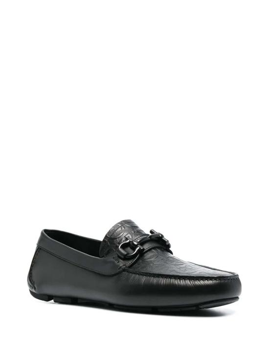  살바토레 페라가모 로퍼 페라가모 간치니 로고  블랙 - SALVATORE FERRAGAMO