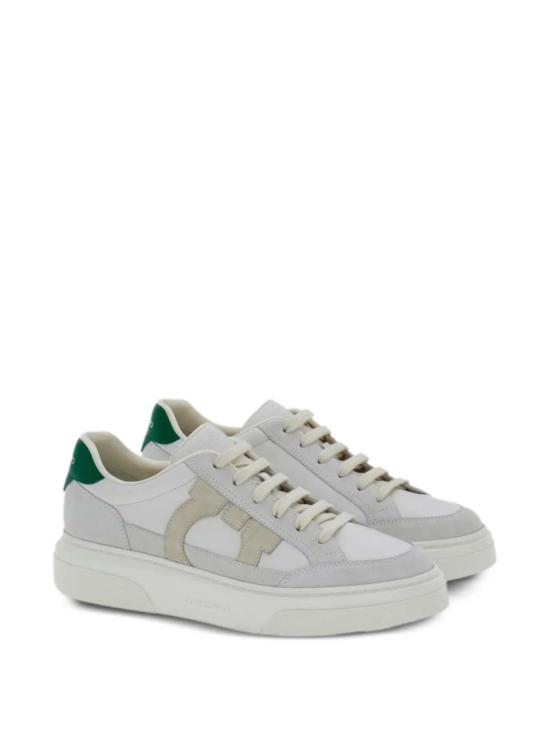  살바토레 페라가모 스니커즈 페라가모 간치니 패치 카프스킨 - SALVATORE FERRAGAMO